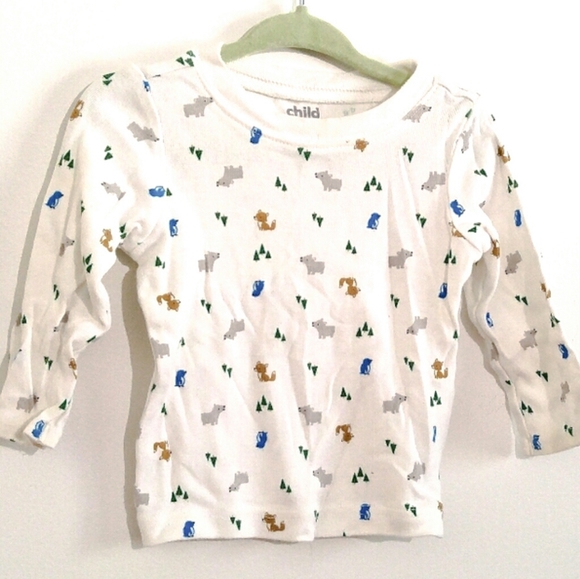 6-9M Tee | Forest Animals Woodland Trees - Picture 1 of 2